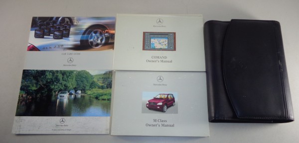 Owner's Manual + wallet Mercedes Benz M-Class ML 320 500 55 AMG etc W163 2/2001