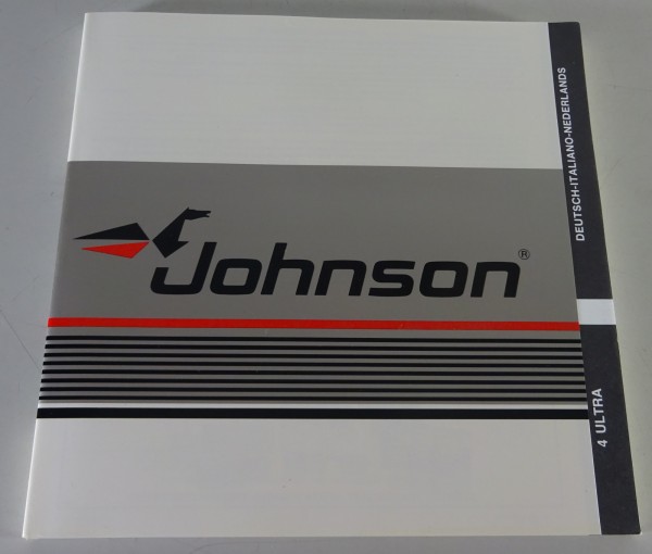 Betriebsanleitung / Bedienungsanleitung Johnson Bootsmotor 4 Ultra Stand 1986