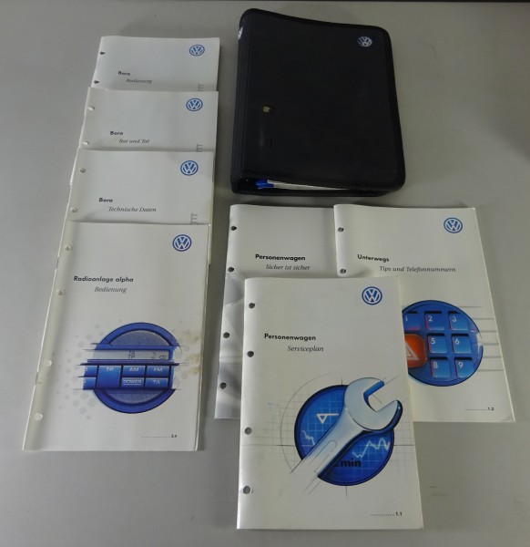 Bordmappe + Betriebsanleitung / Handbuch VW Bora Typ 1J2 Ausgabe 07/1998