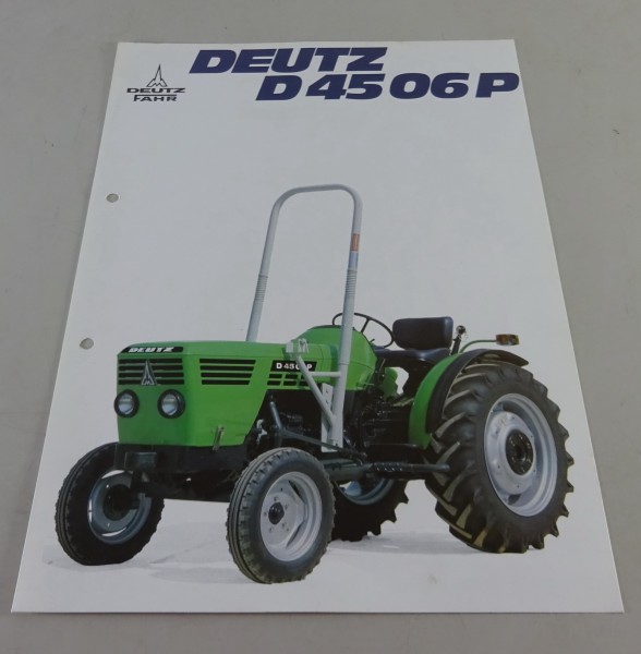 Datenblatt Deutz D 45 06 P Stand 02/1978