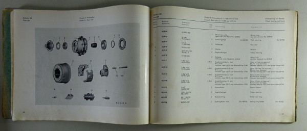 Teilekatalog / Ersatzteilliste Büssing LS 11 + LS 11 F Stand 09/1961