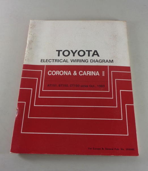 Workshop Manual Toyota Corona / Carina II Elecrtrical wiring von 10/1983