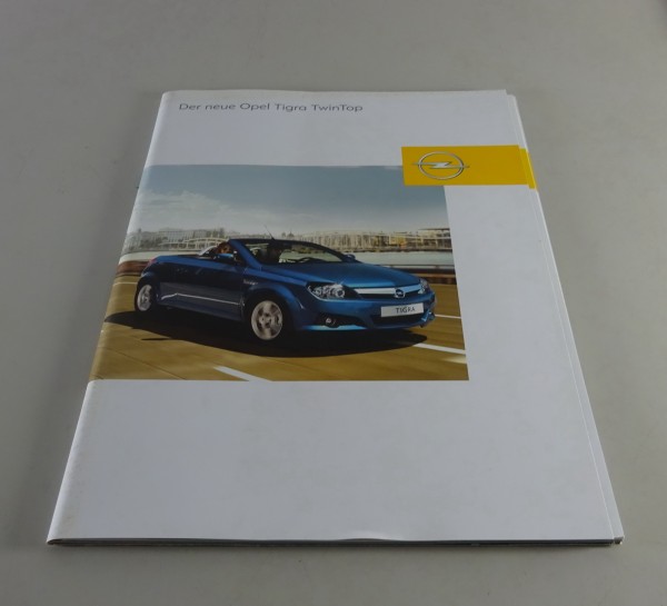 Prospekt / Broschüre Opel Tigra Twin Top + Zubehör + Preise, etc. Stand 12/2004