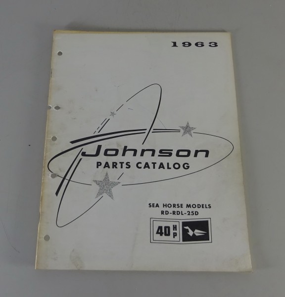 Teilekatalog OMC Johnson Outboards / Außenborder 40 PS Models von 09/1962