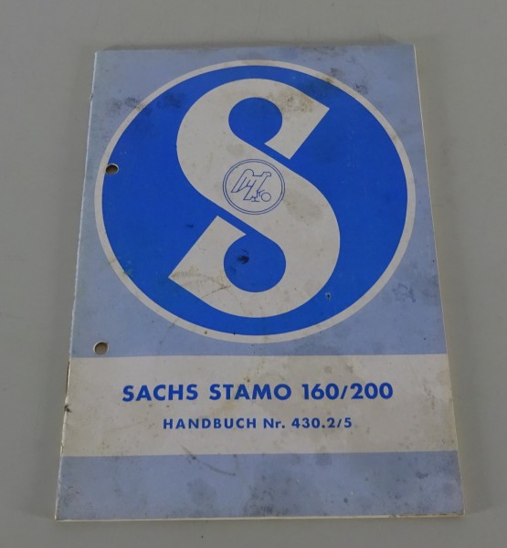 Betriebsanleitung / Handbuch Sachs Motor Sachs Stamo 160 / 200 Stand 04/1961