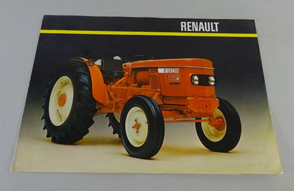 Prospekt / Broschüre Renault Traktor R 50 s / 60s / 80s / 460s / 480s