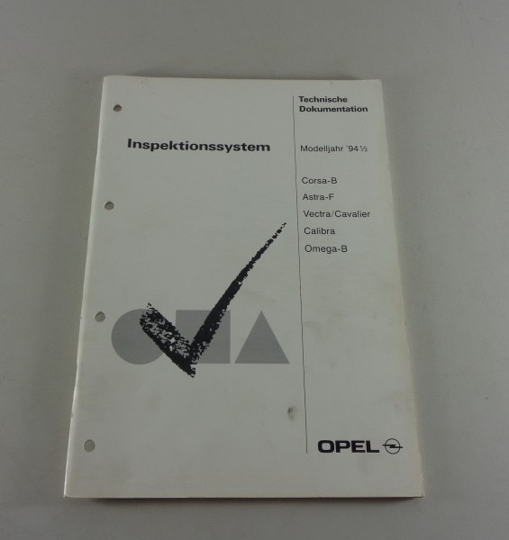 Werkstatthandbuch Inspektion Opel Corsa B Stand 1994