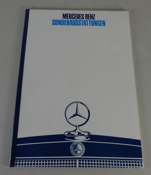 Prospekt Mercedes-Benz Sonderausstattungen für R113, W111, W108, W109, W114/W115