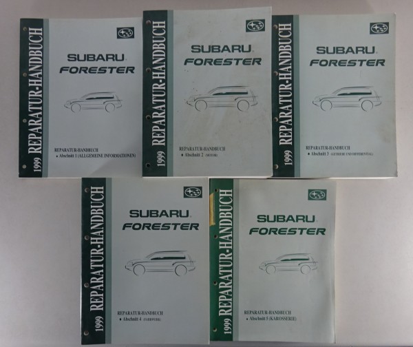 Werkstatthandbuch Subaru Forester 2000 4WD Modelljahr 1999 Stand 08/1998