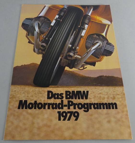 Prospekt / BMW Motorrad-Programm mit BMW R100, R80, R65, R45 Stand 01/1979