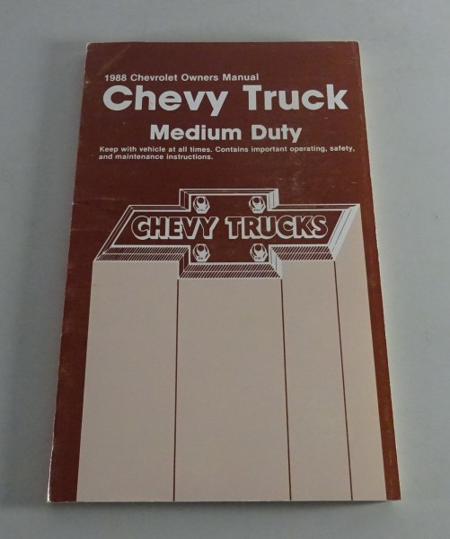 Owner´s Manual / Handbook Chevrolet Medium Duty Truck Stand 1988