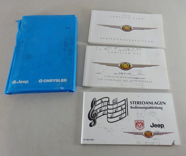 Bordmappe mit Betriebsanleitung Chrysler Neon von 2001