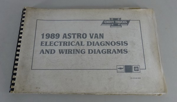 Electrical Diagrams / Diagnosis Manual Chevrolet Astro Van Stand 1989