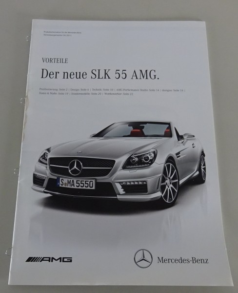 Produktinformationen / Vorteile Mercedes SLK 55 AMG R172 Stand 09/2011