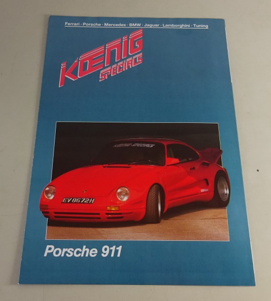 Prospekt Koenig Specials Porsche 911 Turbo / Koenig Turbo 480 / 550 PS