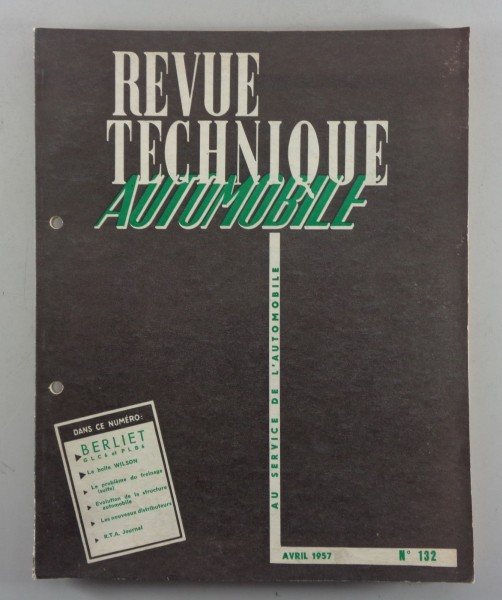Reparaturanleitung Revue Technique Berliet GLC 6 + PLB 6 04/1957
