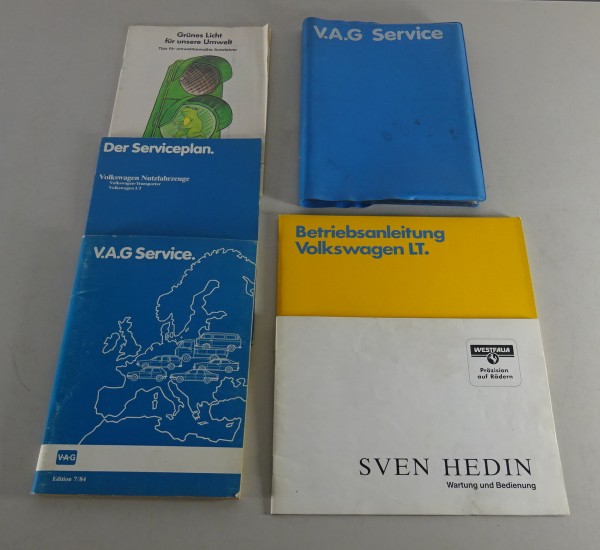 Bordmappe + Betriebsanleitung VW LT 28 / 31 / 35 Sven Hedin Westfalia von 1982