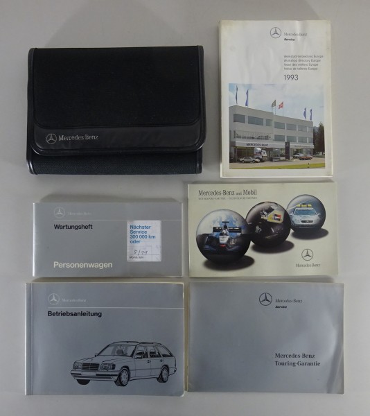 Bordmappe + Betriebsanleitung Mercedes Benz W124 / S124 T-Modell Stand 04/1993