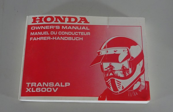 Betriebsanleitung / Handbuch / Owner´s Manual Honda Transalp XL 600 V Stand 1993