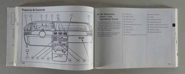 Owner´s Manual / Handbook Chevrolet Lumina Minivan Stand 1994