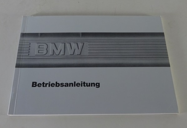 Betriebsanleitung BMW 5er E28 518i 520i 525e 525i 528i 535i etc. Stand 08/1986