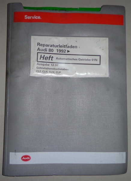 Werkstatthandbuch Audi 80 B4 Automatisches Getriebe 01N ab 1992