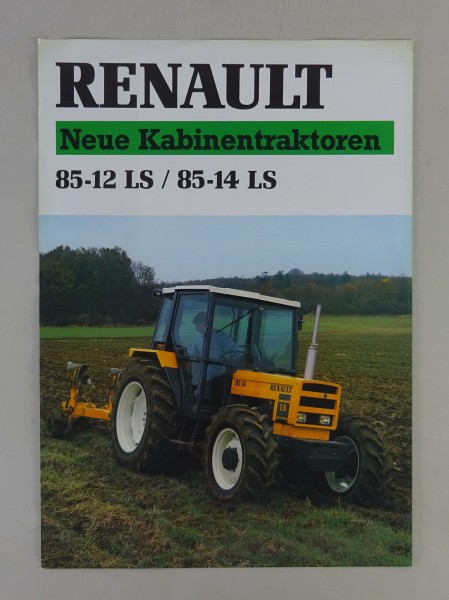 Prospektblatt / Datenblatt Renault Traktor 85-12 LS / 85-14 LS