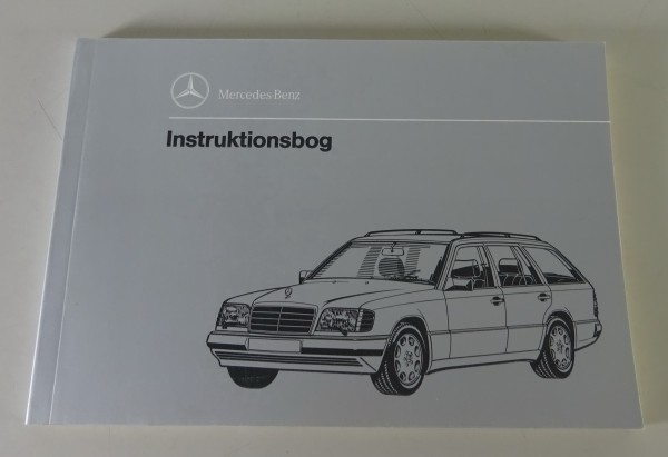 Instruktionsbog Mercedes-Benz W124 / S124 T-Modell Stand 02/1993 - Dänisch