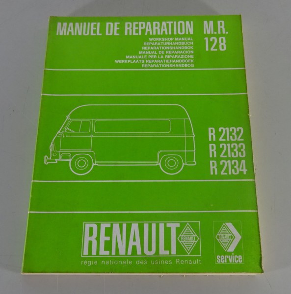 Werkstatthandbuch Renault Estafette R. 2132 / 2133 / 2134 Stand 02/1967