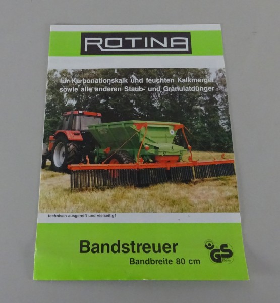 Prospekt / Broschüre Rotina 6000 / 8000 / 10000 / 13000 B Stand 03/1987