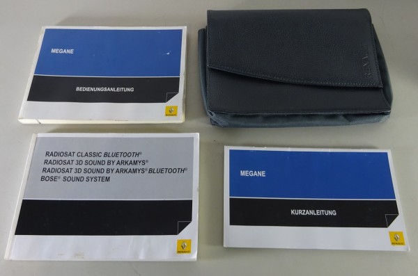 Bordmappe mit Betriebsanleitung / Handbuch Renault Megane III Stand 05/2010