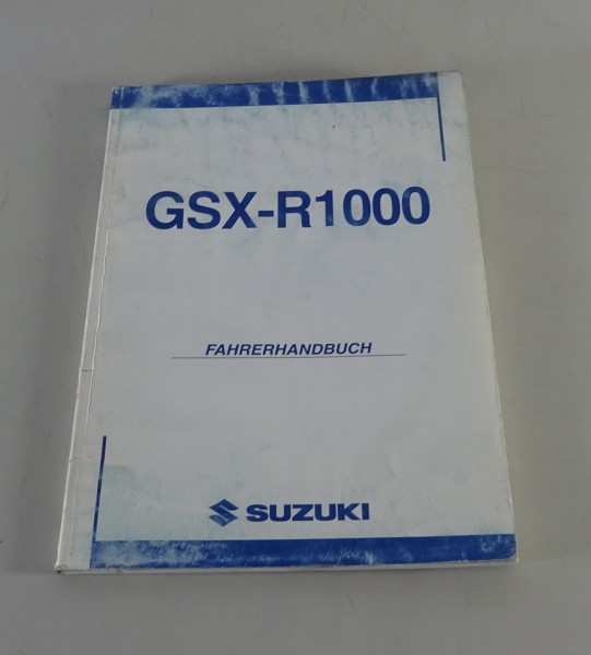 Betriebsanleitung / Handbuch Suzuki GSX-R 1000 von 08/2003