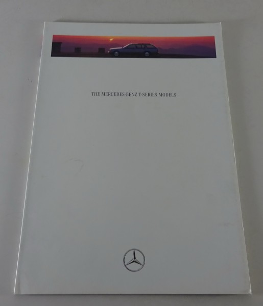 Prospekt / Brochure Mercedes-Benz S124 T-Series MOPF 2 Petrol & Diesel 08/1994