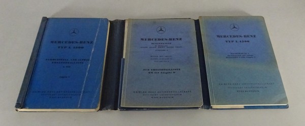 Teilekatalog Mercedes-Benz Lkw L 4500 L 312 Fahrgestell & Aufbau Stand 09/1953