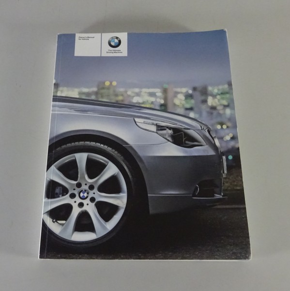 Owner's Manual / Handbook BMW 5-Series E60 Saloon from 02/2006