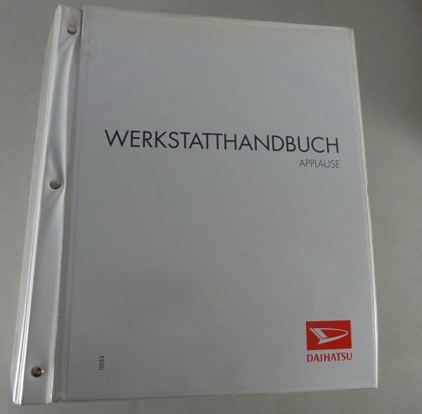 Werkstatthandbuch Daihatsu Applause Baujahr 1989-2000 Stand 09/1989