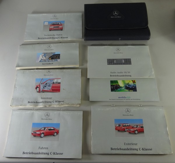 Bordmappe + Betriebsanleitung Mercedes C-Klasse W202 C180 200 240 280... 01/1998