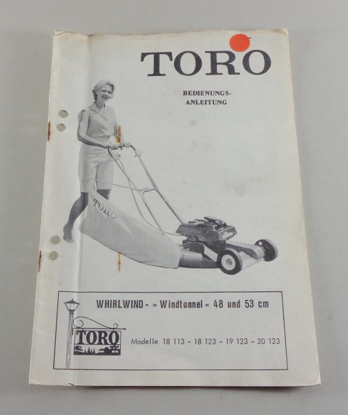 Betriebsanleitung / Handbuch Toro Rasenmäher Windtunnel 48 & 53 cm
