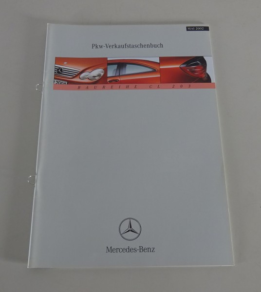 Verkaufstaschenbuch Mercedes-Benz C-Sportcoupé / CL 203 Stand 05/2002