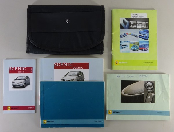 Bordmappe + Betriebsanleitung Renault Scenic Typ JM Stand 2006