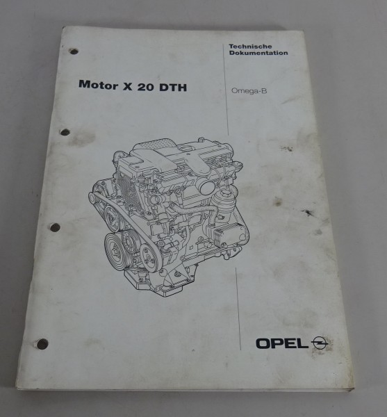 Werkstatthandbuch Technische Dokumentation Opel Motor X 20 DTH Stand 10/1997