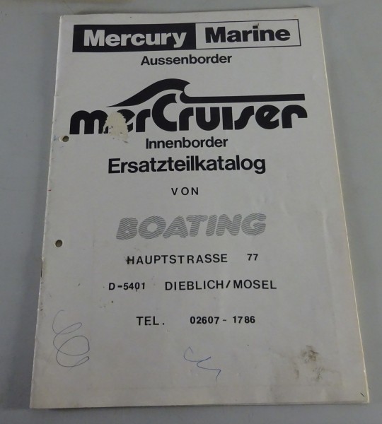 Zubehör-Katalog / Teilekatalog OMC Mercury Marine