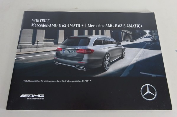 Vorteile Mercedes-Benz E-Klasse T-Modell S213 E63 AMG / E63 AMG S Stand 05/2017