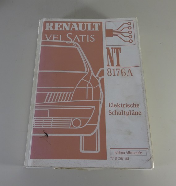 Werkstatthandbuch Elektrik / Elektrische Schaltpläne Renault Vel Satis von 2001