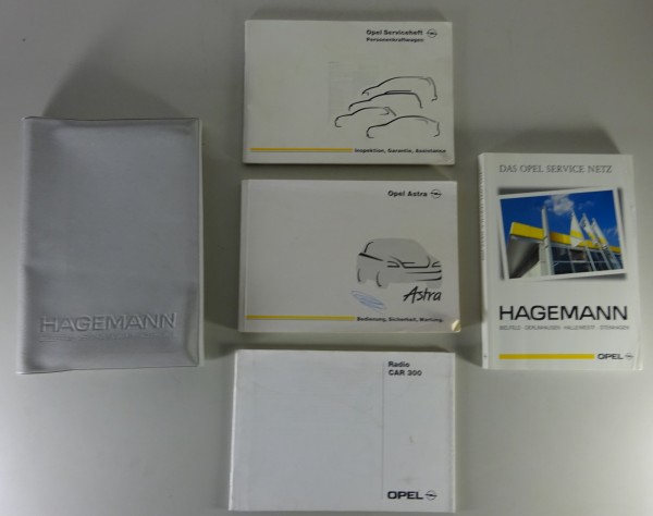 Bordmappe mit Betriebsanleitung Opel Astra G von 09/1999