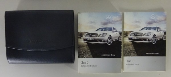 Carpeta a bordo + instrucciones de uso Mercedes-Benz Clase C W204 Stand 05/2009