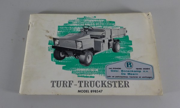 Owner's Manual / Handbook Cushman Turf - Truckster