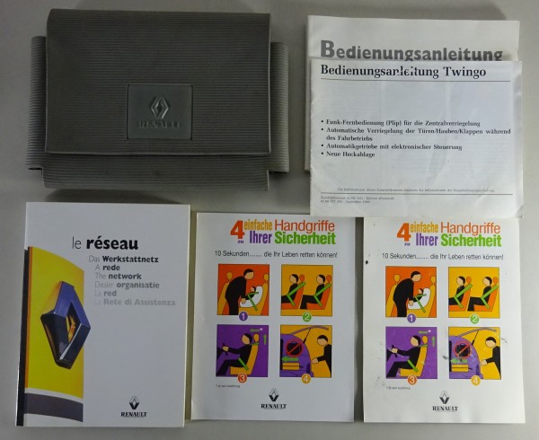 Bordmappe + Betriebsanleitung Renault Twingo Stand 07/1999