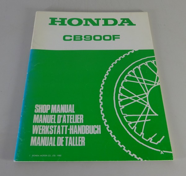Werkstatthandbuch Ergänzung Honda CB 900F Stand 1980