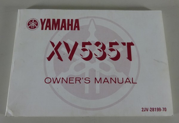 Betriebsanleitung / Handbuch Yamaha Virago XV 535 T Stand 1986